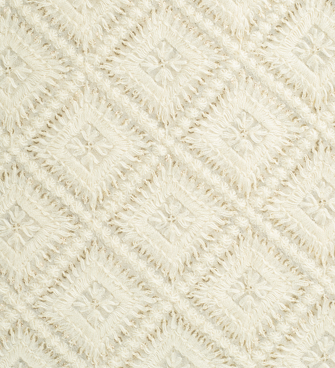 Ivory Luxe Threadwork (Unstitched Ethnic Fabric)