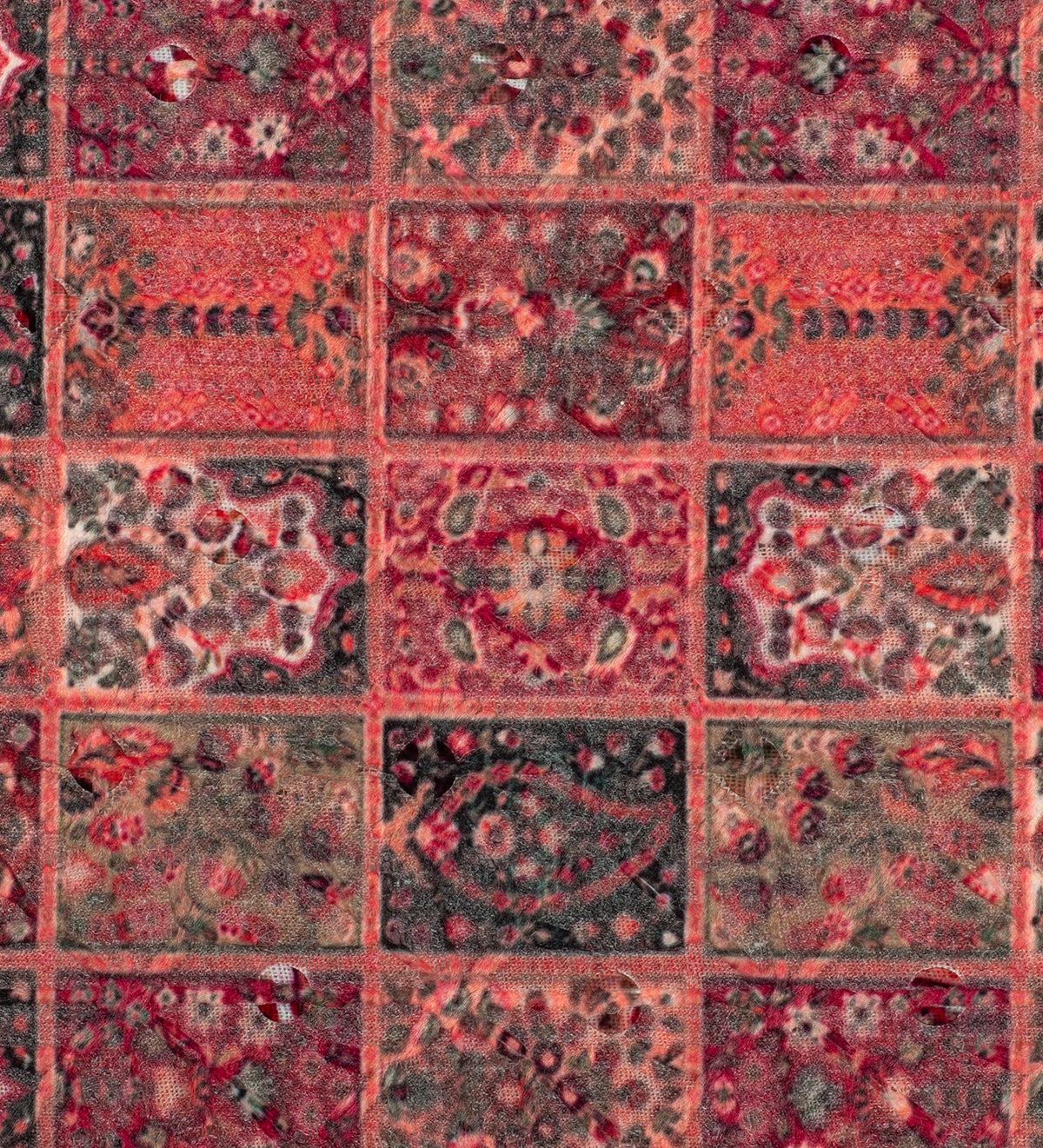 Crimson Heritage Patchwork (Unstitched Ethnic Fabric)