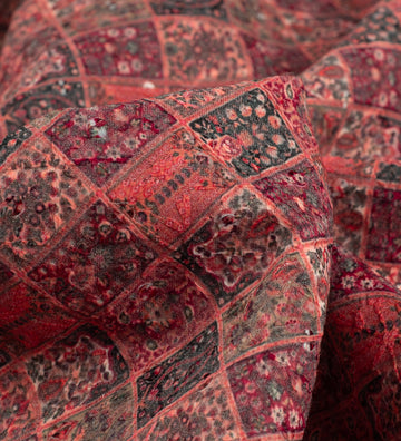 Crimson Heritage Patchwork (Unstitched Ethnic Fabric)