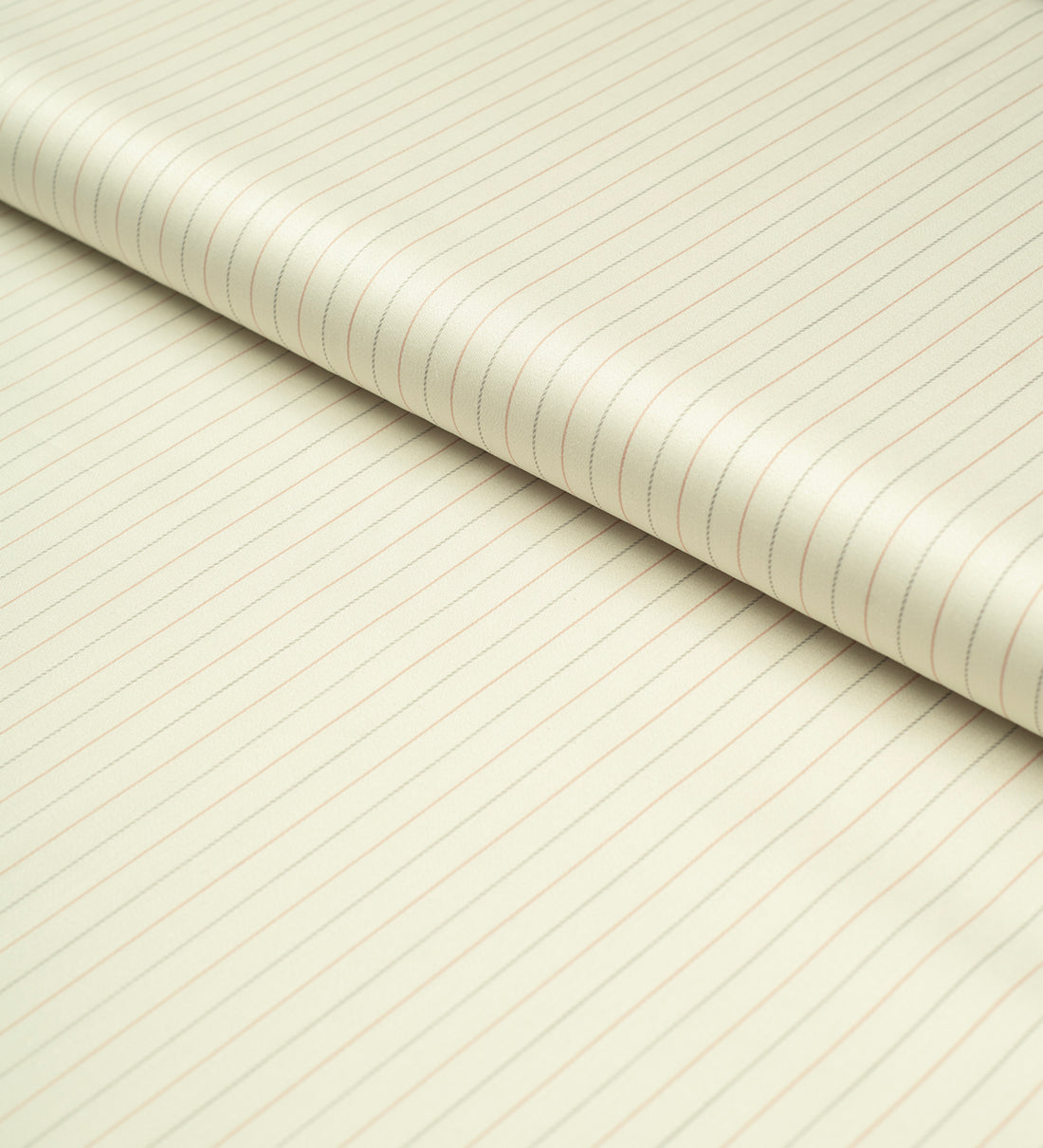Ivory Whisper Stripe by Tessitura Monti (Unstitched Shirting Fabric)