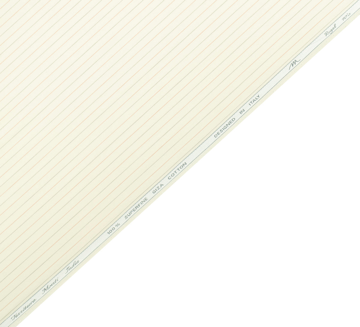 Ivory Whisper Stripe by Tessitura Monti (Unstitched Shirting Fabric)