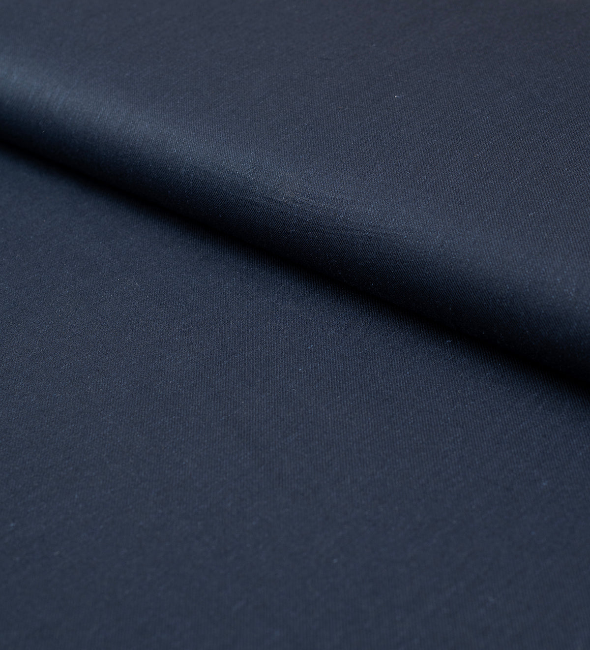 Midnight Navy Twill 120's By Rare Wool (Unstitched Linen Suiting Fabric)