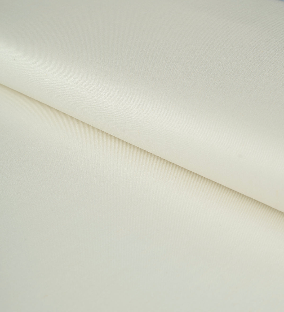 Ivory Écru Twill 120's By Rare Wool (Unstitched Linen Suiting Fabric)