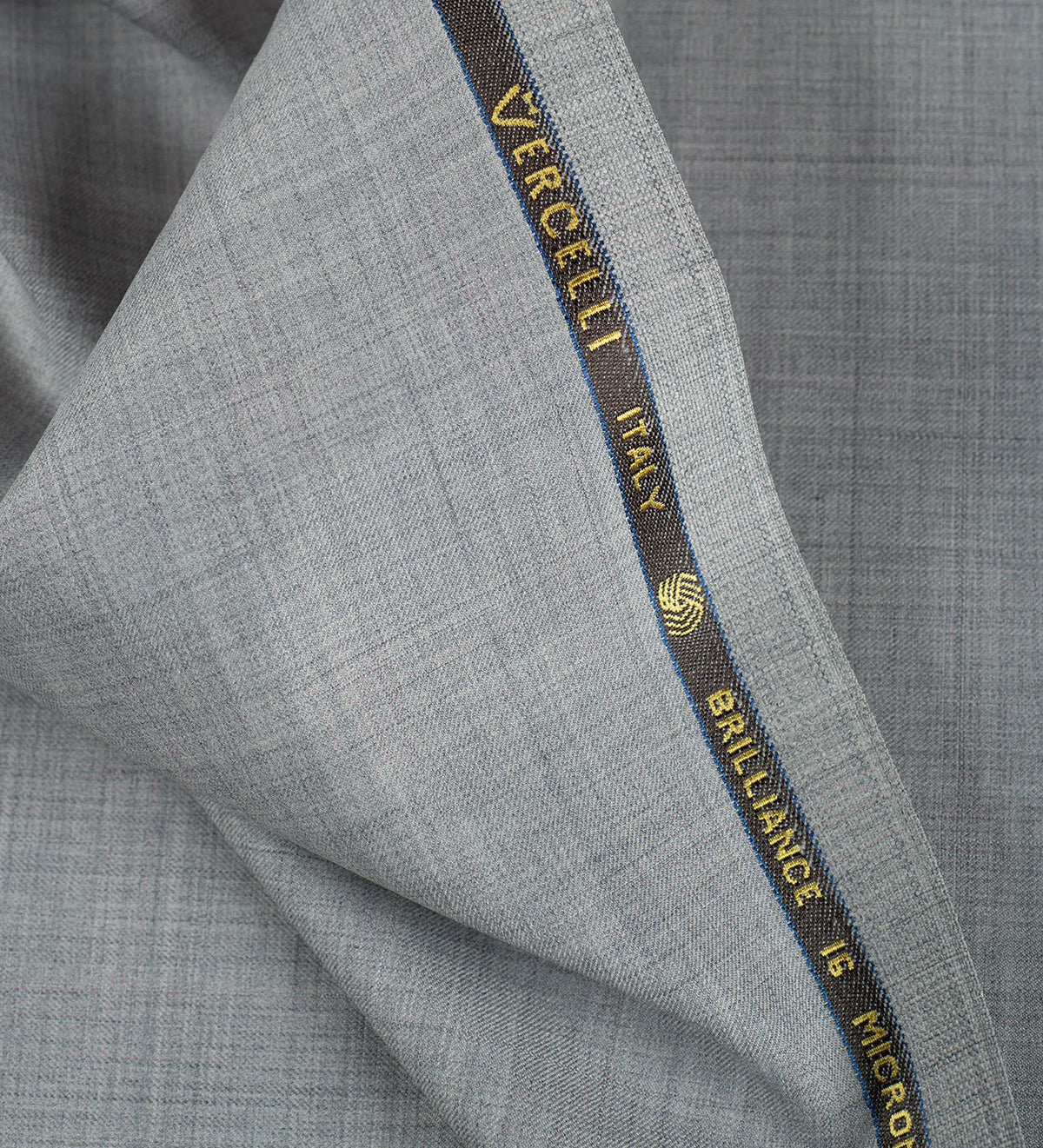 Silver Mist Windowpane super 150's by Vercelli Italy (Unstitched Suiting Fabric)