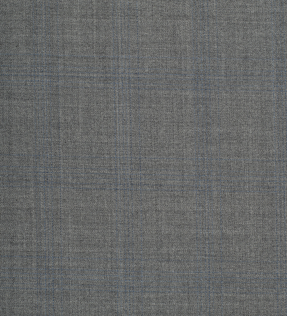 Silver Slate Windowpane super 150's by Vercelli Italy (Unstitched Suiting Fabric)