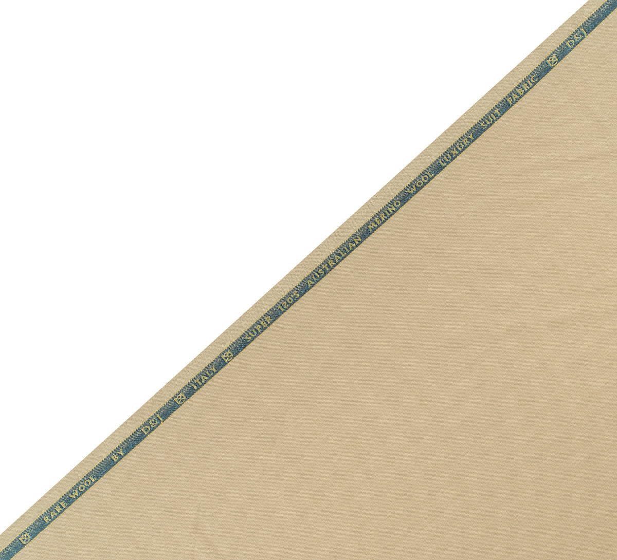 Champagne Beige Super 120's By Rare Wool (Unstitched Suiting Fabric)