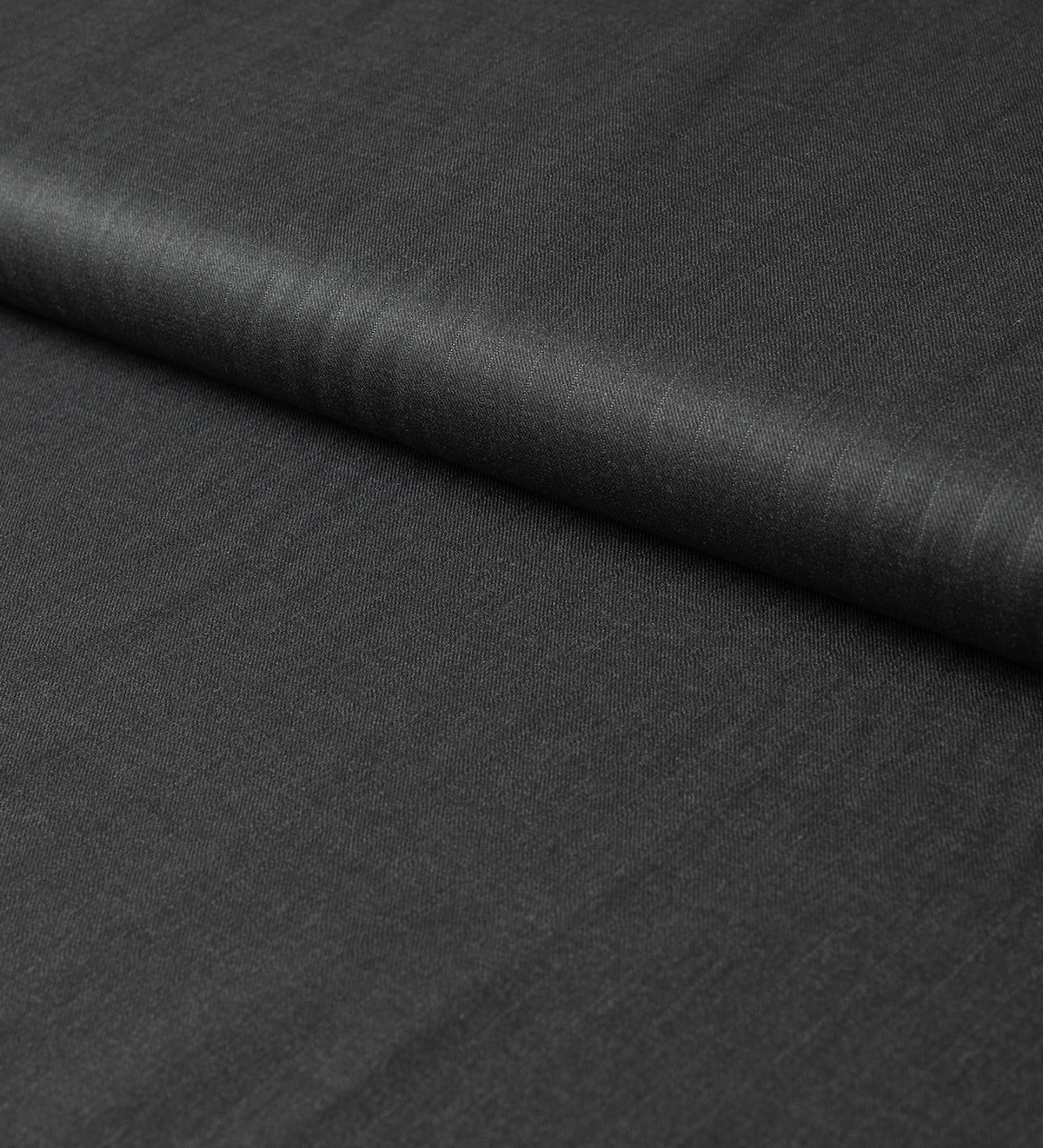 Charcoal stripes Super 100's By Rare Wool (Unstitched Suiting Fabric)