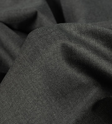 Graphite Herringbone Super 100's By Rare Wool (Unstitched Suiting Fabric)