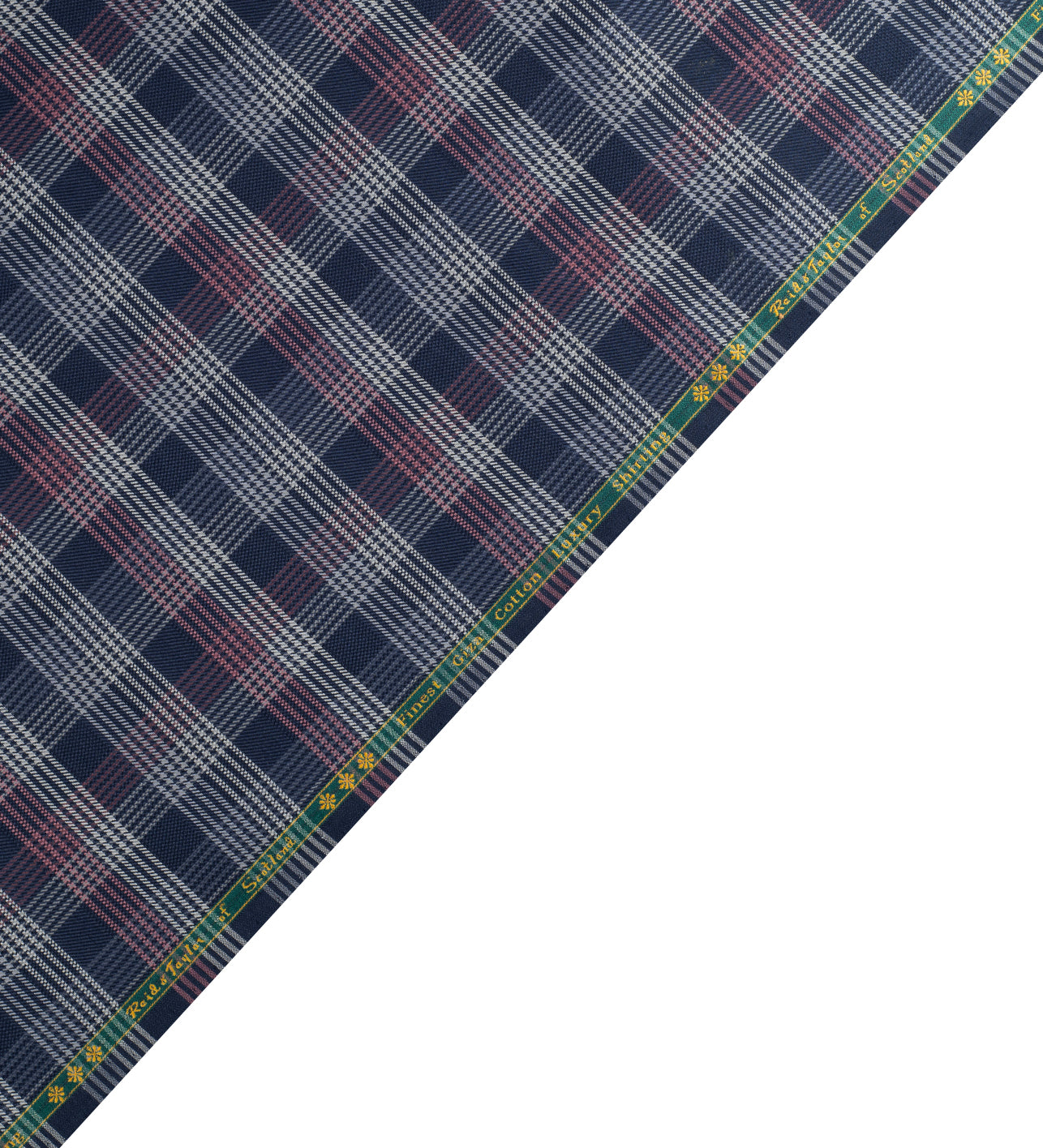 Heritage Nocturne Check by Reid & Taylor (Unstitched Shirting Fabric)