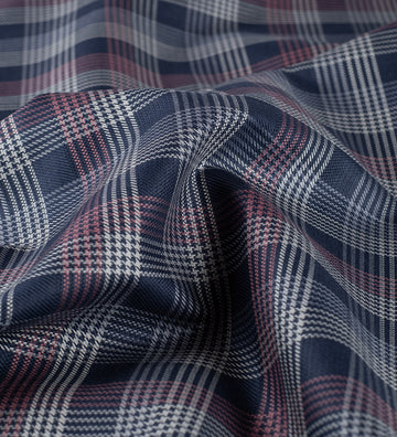 Heritage Nocturne Check by Reid & Taylor (Unstitched Shirting Fabric)