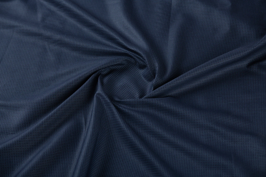 Nocturne Blue by Tessitura Monti (Unstitched Shirting Fabric) - Detailory