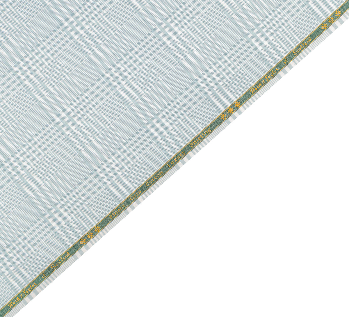 Arctic Herringbone by Reid & Taylor (Unstitched Shirting Fabric)