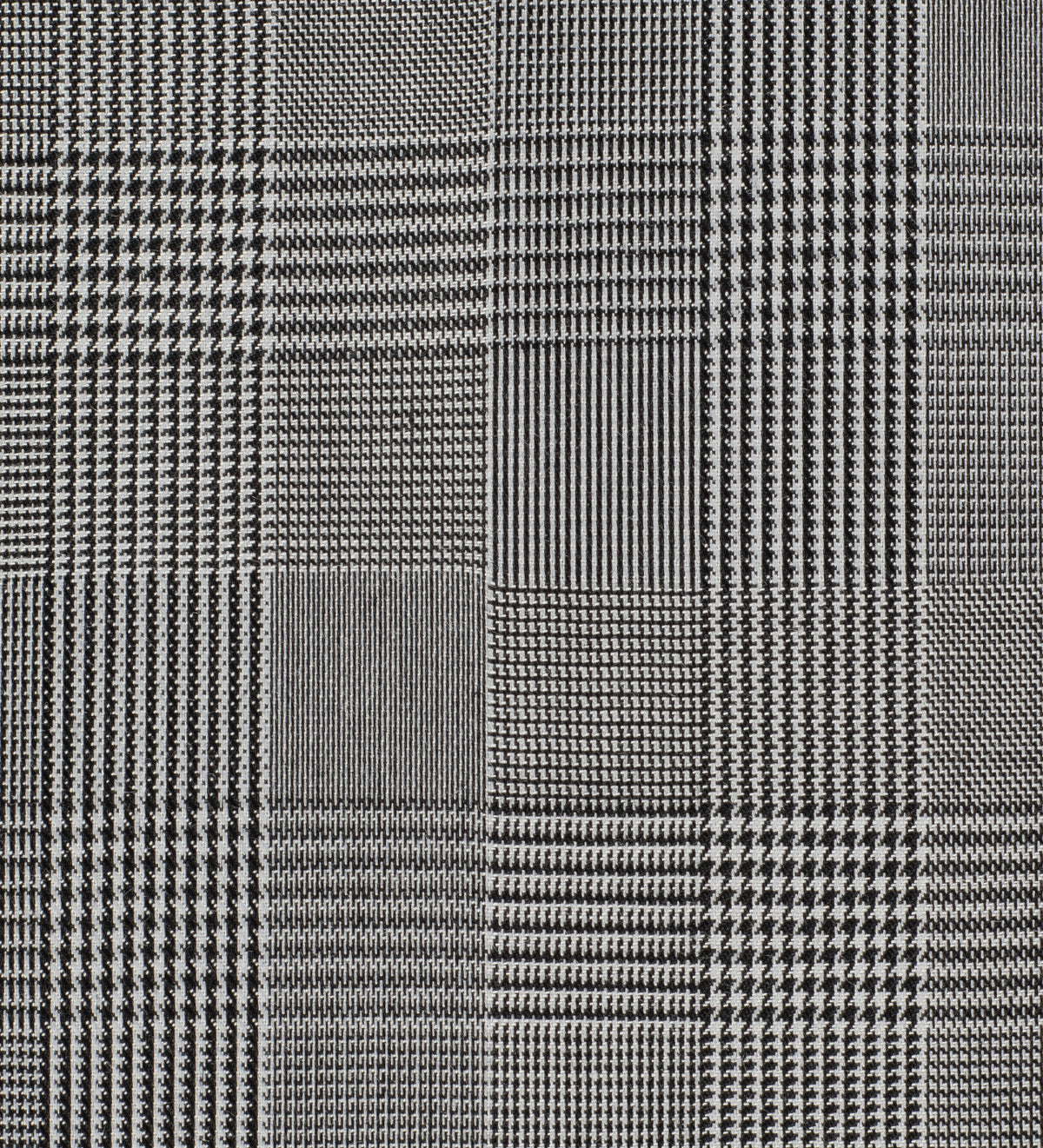 Noir Heritage Grid by Reid & Taylor (Unstitched Shirting Fabric)