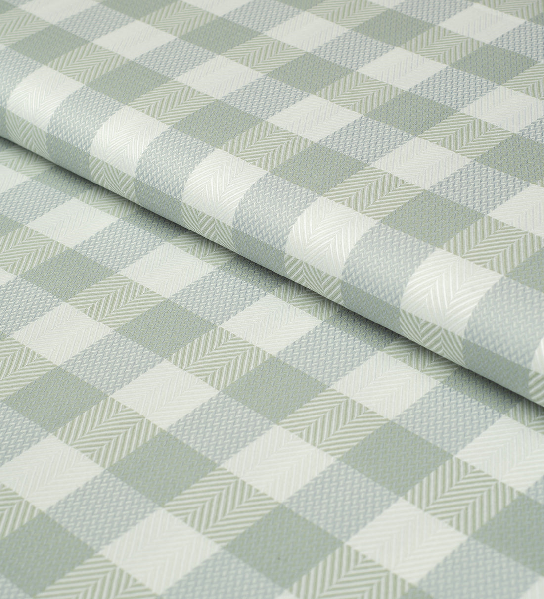 Sage Mist Geometric Luxe by Reid & Taylor (Unstitched Shirting Fabric)