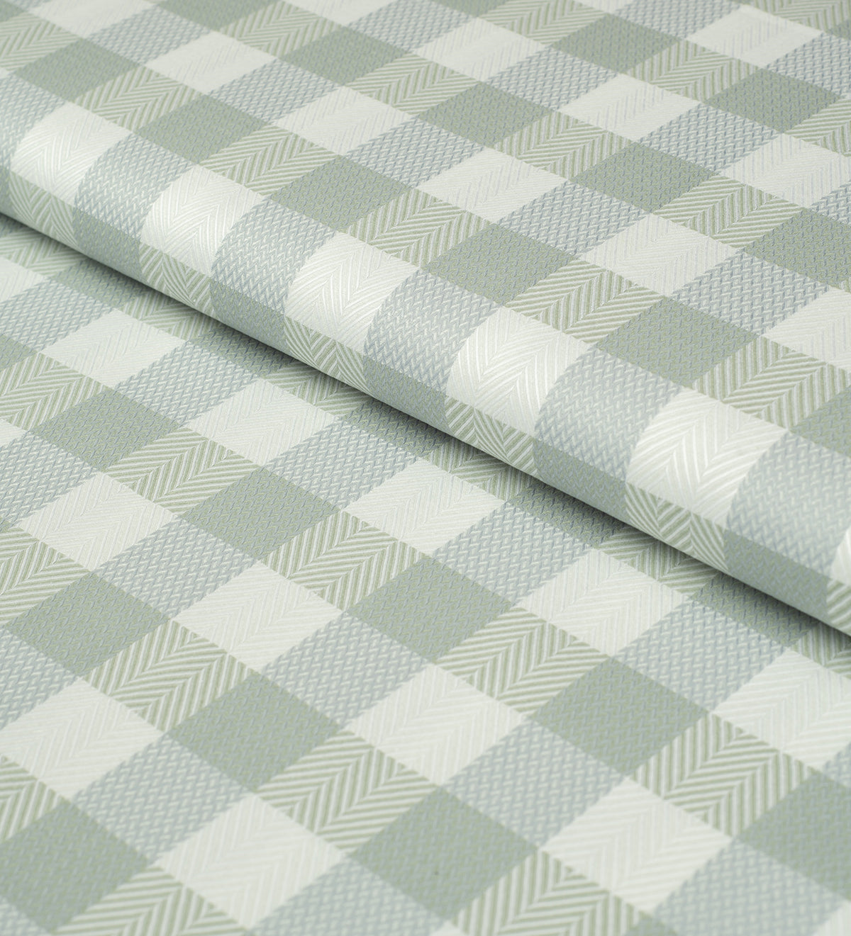 Sage Mist Geometric Luxe by Reid & Taylor (Unstitched Shirting Fabric)