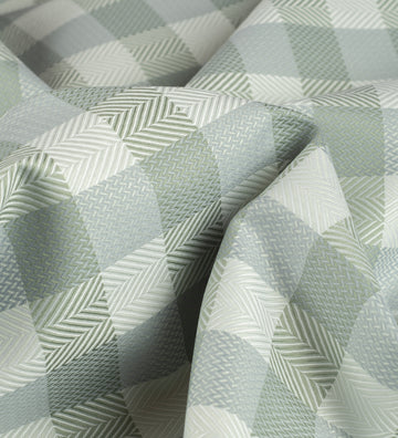 Sage Mist Geometric Luxe by Reid & Taylor (Unstitched Shirting Fabric)