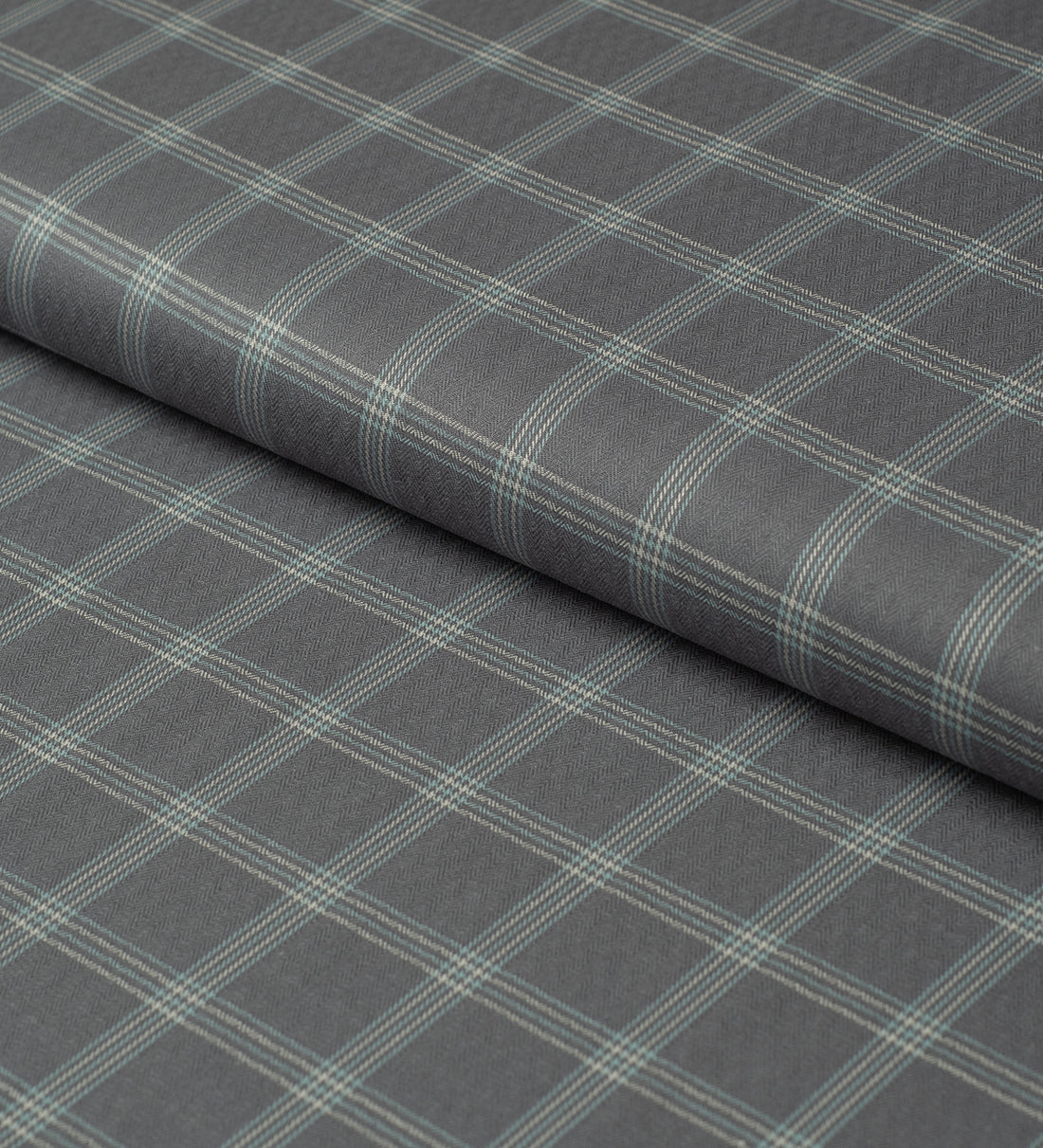 Midnight Slate Teal  by Reid & Taylor (Unstitched Shirting Fabric)
