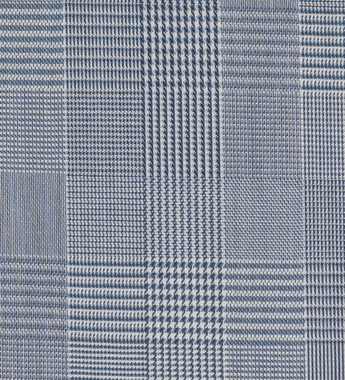 Sterling Navy Microcheck  by Reid & Taylor (Unstitched Shirting Fabric)