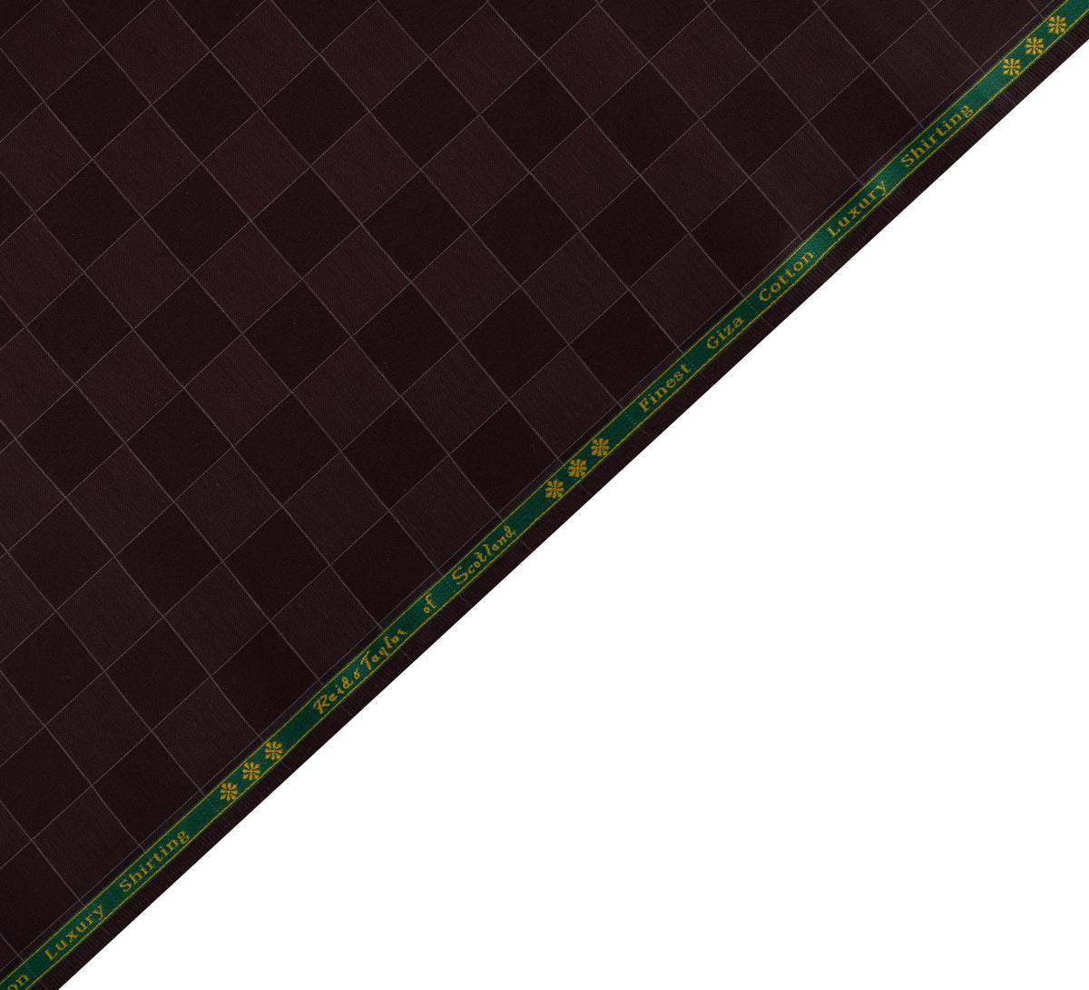 Burgundy Noir Luxe by Reid & Taylor (Unstitched Shirting Fabric)