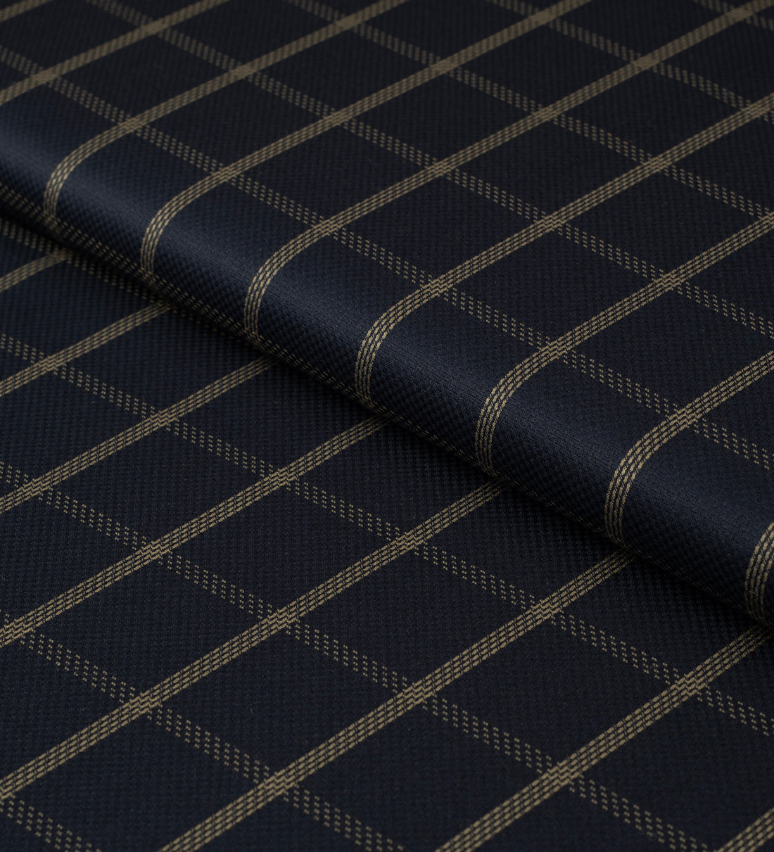 Midnight Gold Heritage by Reid & Taylor (Unstitched Shirting Fabric)