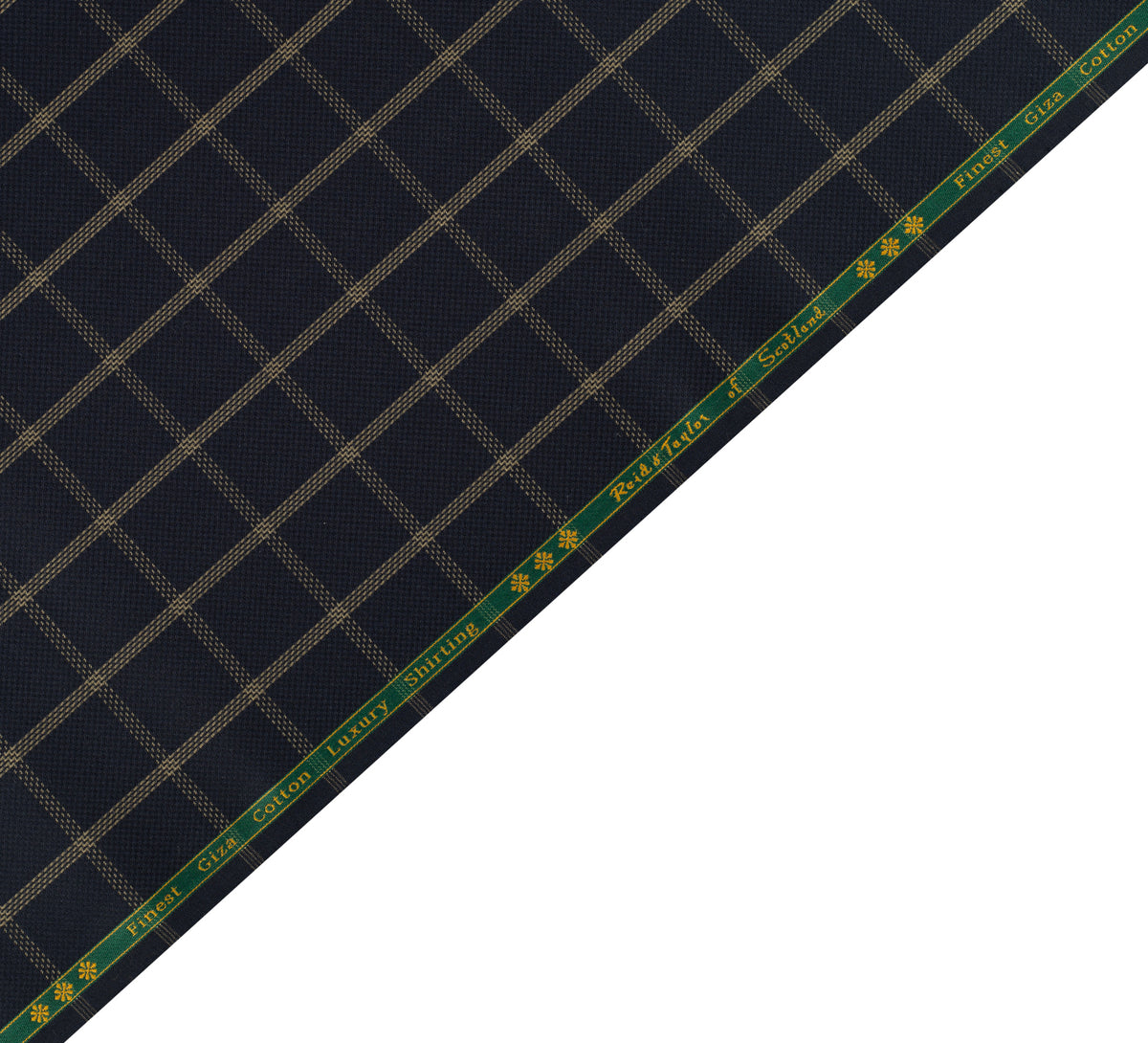 Midnight Gold Heritage by Reid & Taylor (Unstitched Shirting Fabric)