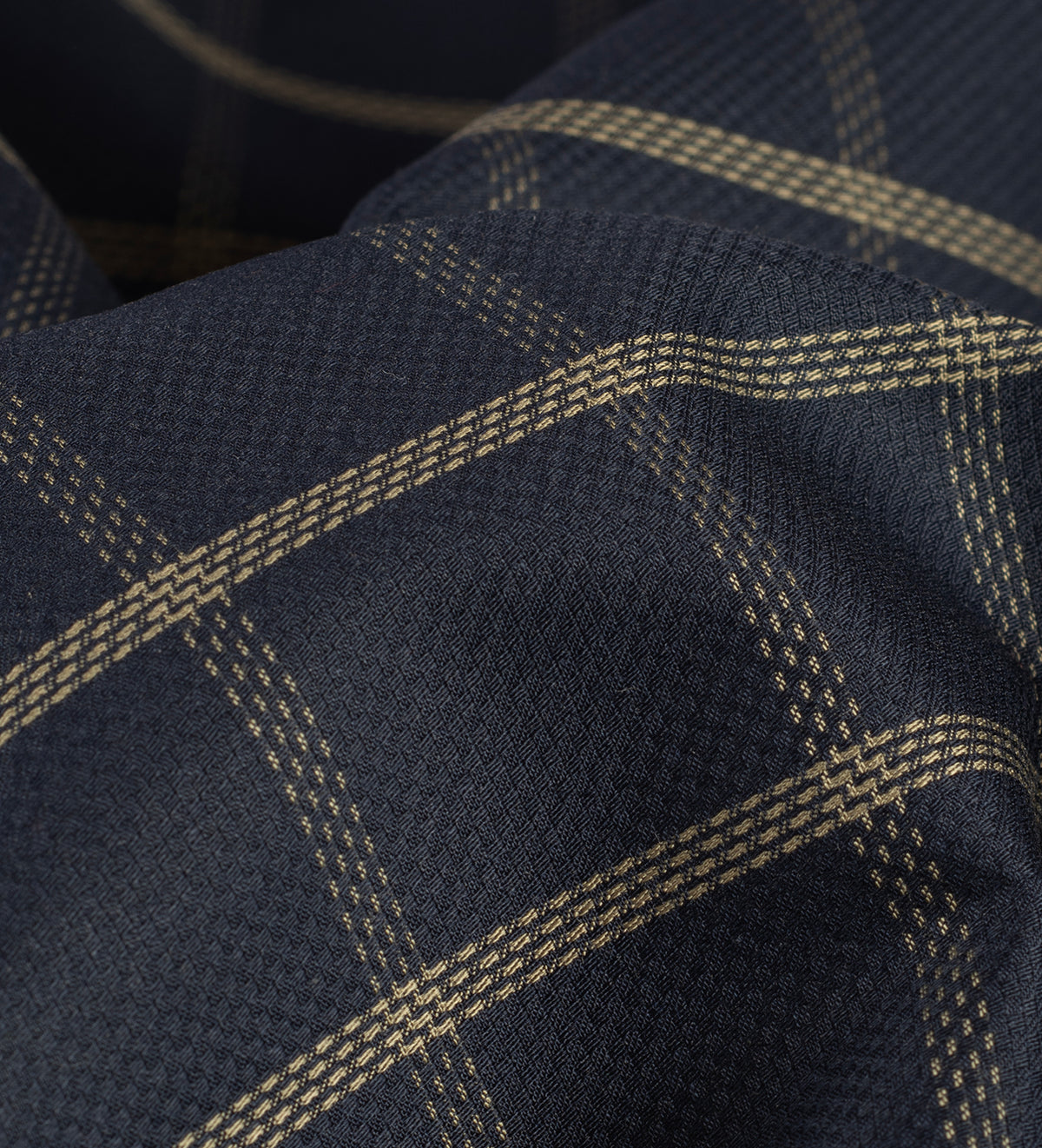 Midnight Gold Heritage by Reid & Taylor (Unstitched Shirting Fabric)