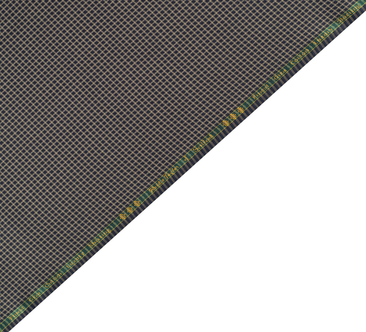 Midnight Navy Heritage by Reid & Taylor (Unstitched Shirting Fabric)