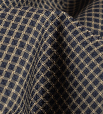 Midnight Navy Heritage by Reid & Taylor (Unstitched Shirting Fabric)