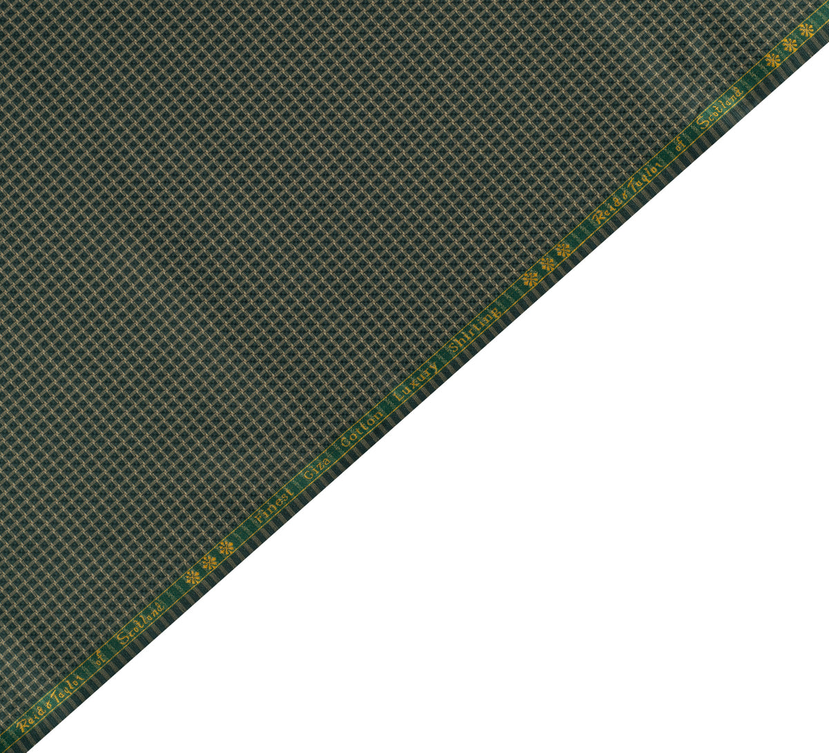Forest Teal Heritage by Reid & Taylor (Unstitched Shirting Fabric)