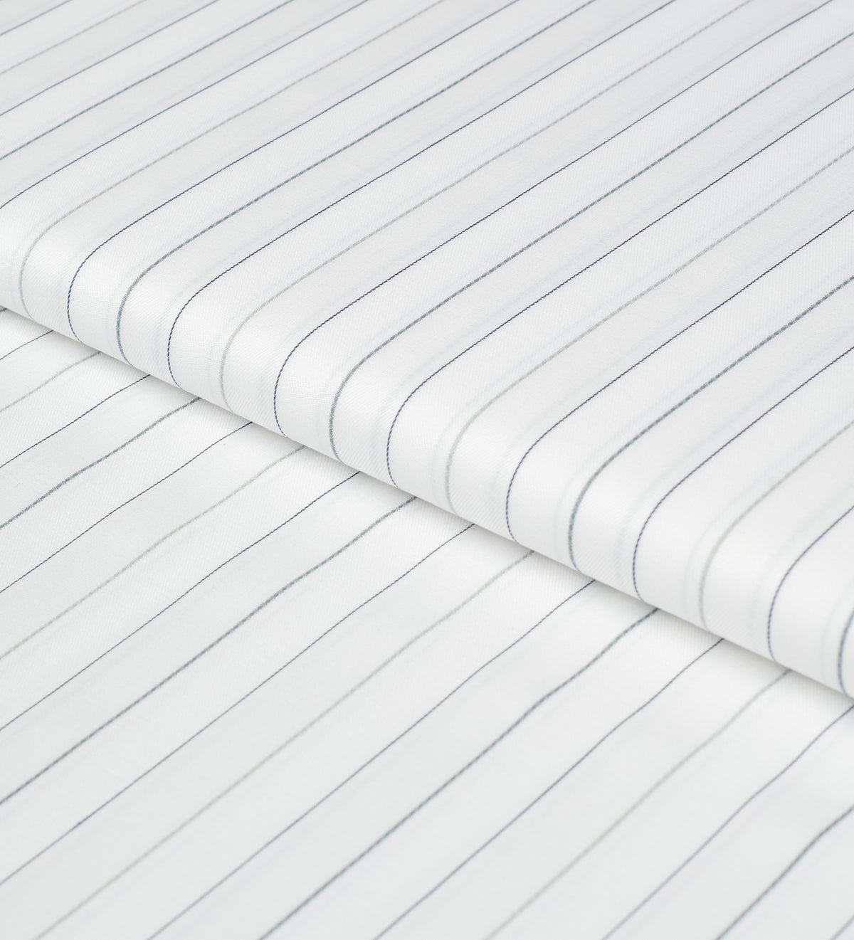 Arctic Pearl Luxe Stripe by Reid & Taylor (Unstitched Shirting Fabric)