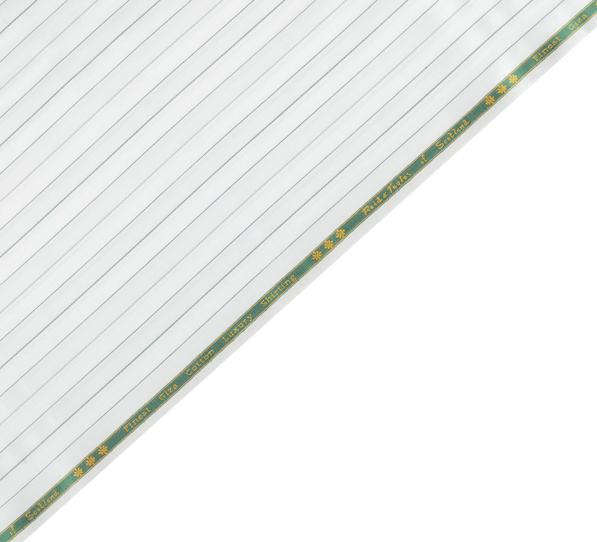 Arctic Pearl Luxe Stripe by Reid & Taylor (Unstitched Shirting Fabric)