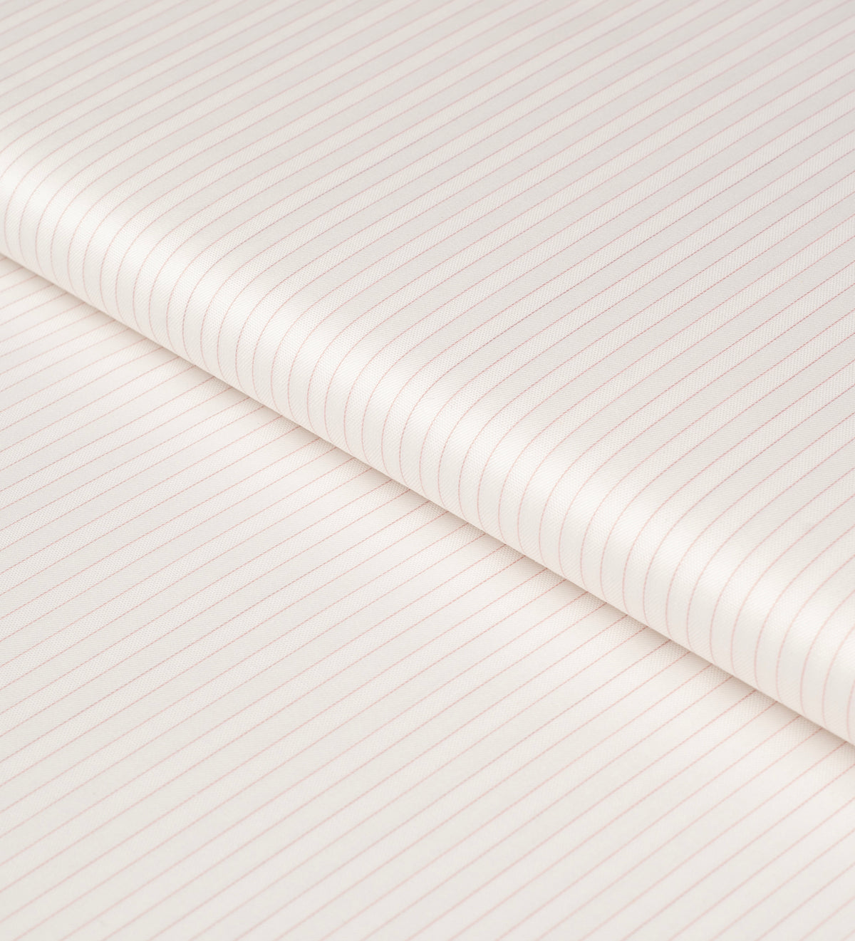 Rosé Ivory Stripe 2/100 by Reid & Taylor (Unstitched Shirting Fabric)