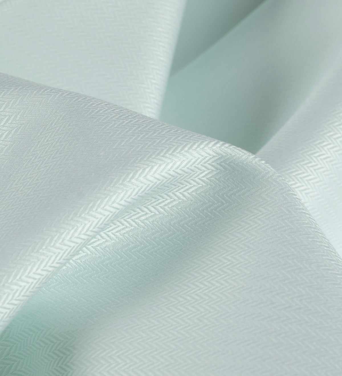 Aqua Mist Chevron by Reid & Taylor (Unstitched Shirting Fabric)