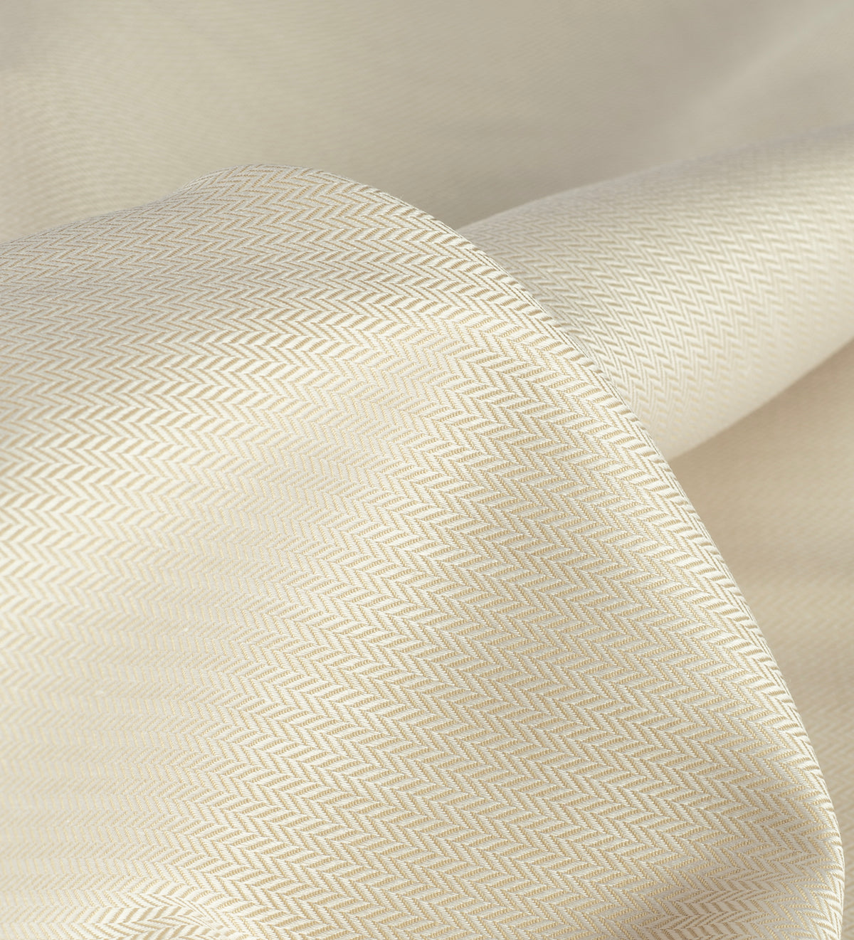 Champagne Herringbone Luxe by Reid & Taylor (Unstitched Shirting Fabric)