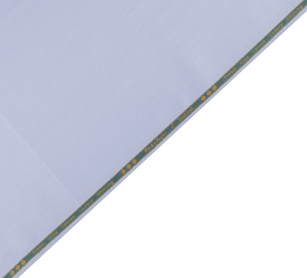 Azure Herringbone & Taylor (Unstitched Shirting Fabric)