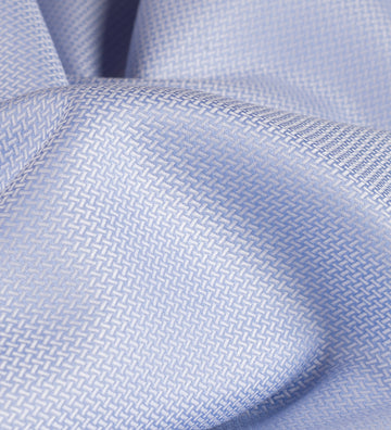 Azure Herringbone & Taylor (Unstitched Shirting Fabric)
