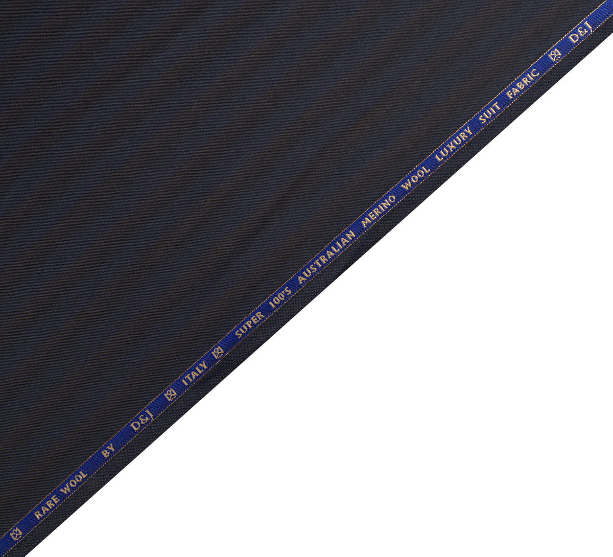 Midnight Charcoal Super 100's By Rare Wool (Unstitched Suiting Fabric)