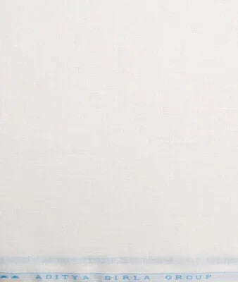 White European Linen By Linen Club (Unstitched Shirting Fabric) - Detailory