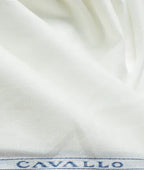 White Cavallo by Linen Club (Unstitched Shirting Fabric) - Detailory