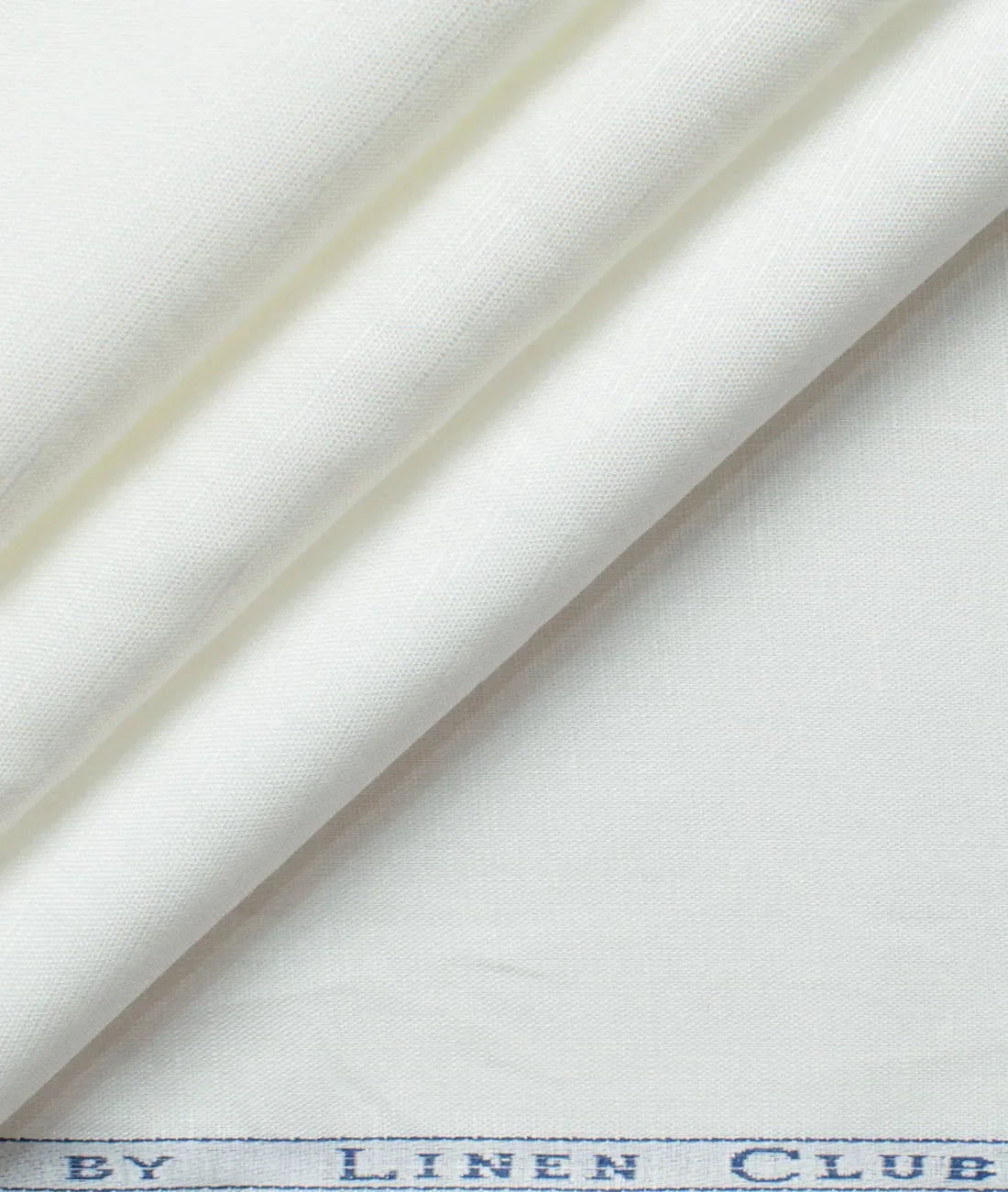 White Cavallo by Linen Club (Unstitched Shirting Fabric) - Detailory