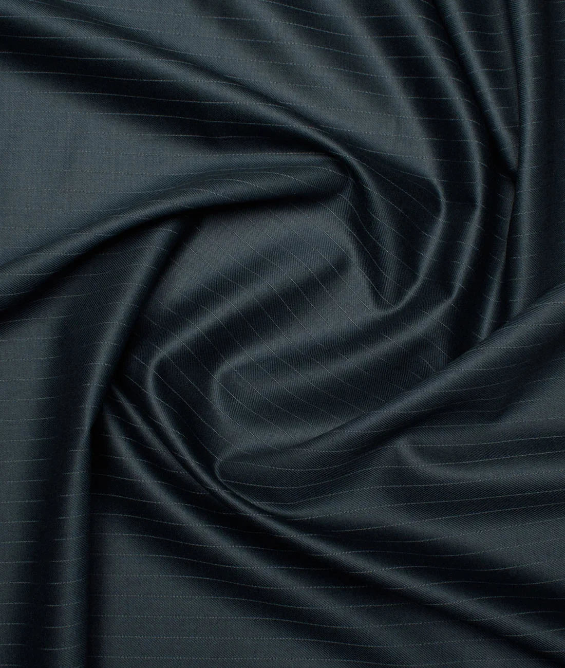 Dark Peacock Blue By D&J Italy (Unstitched Suiting Fabric) - Detailory