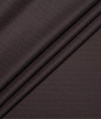 Chocolate Brown Stripe By D&J Italy (Unstitched Suiting Fabric) - Detailory