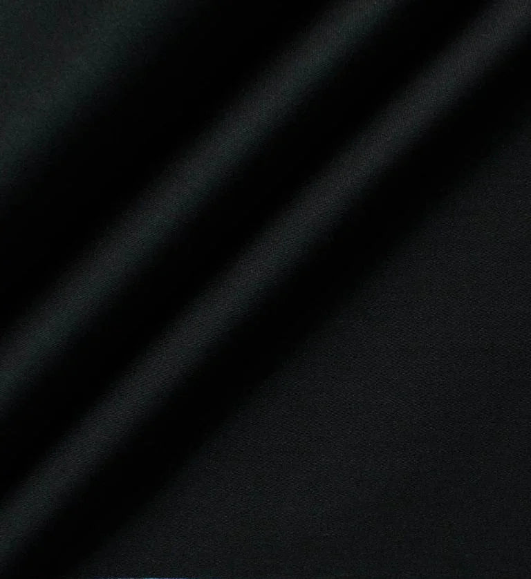 Black by Vercelli Italy (Unstitched Shirting Fabric) - Detailory