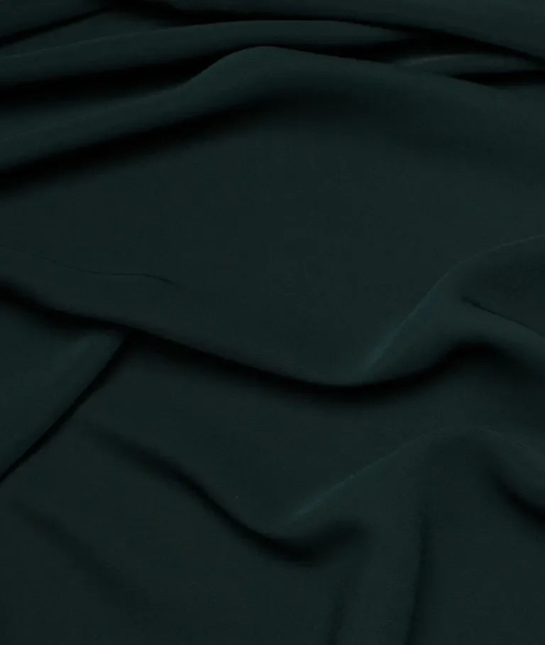 Emerald Noir 4 Way Stretchable By D&J Italy (Unstitched Suiting Fabric) - Detailory