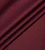 Dark Wine Satin By Vercelli Italy (Unstitched Shirting Fabric) - Detailory