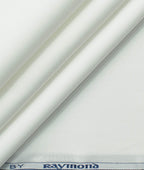Signature White By Raymond (Unstitched Shirting Fabric) - Detailory