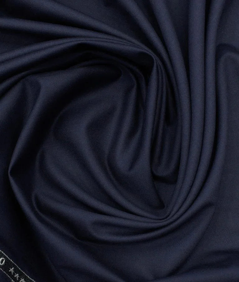 Navy Blue Colorado by Raymond (Unstitched Suiting Fabric) - Detailory