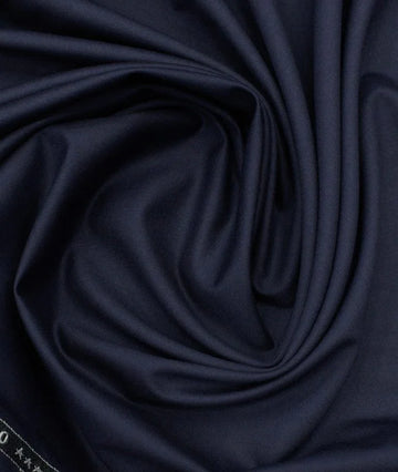 Navy Blue Colorado by Raymond (Unstitched Suiting Fabric) - Detailory