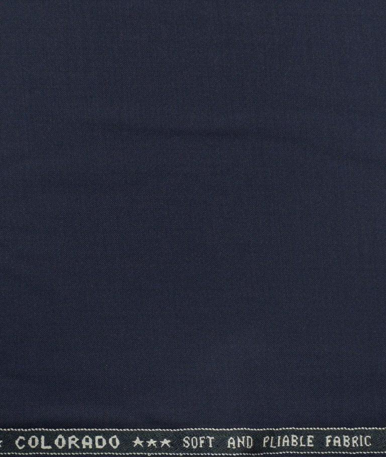Navy Blue Colorado by Raymond (Unstitched Suiting Fabric) - Detailory