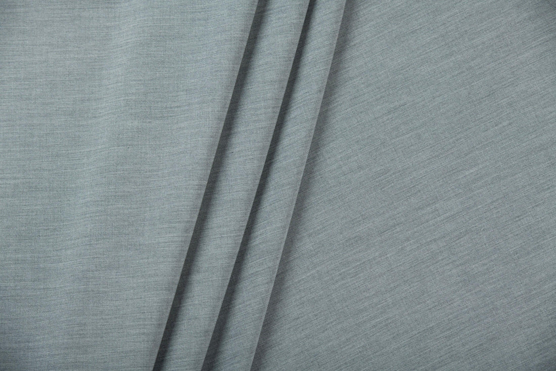 Steel Grey Lycra By D&J Italy (Unstitched Suiting Fabric) - Detailory